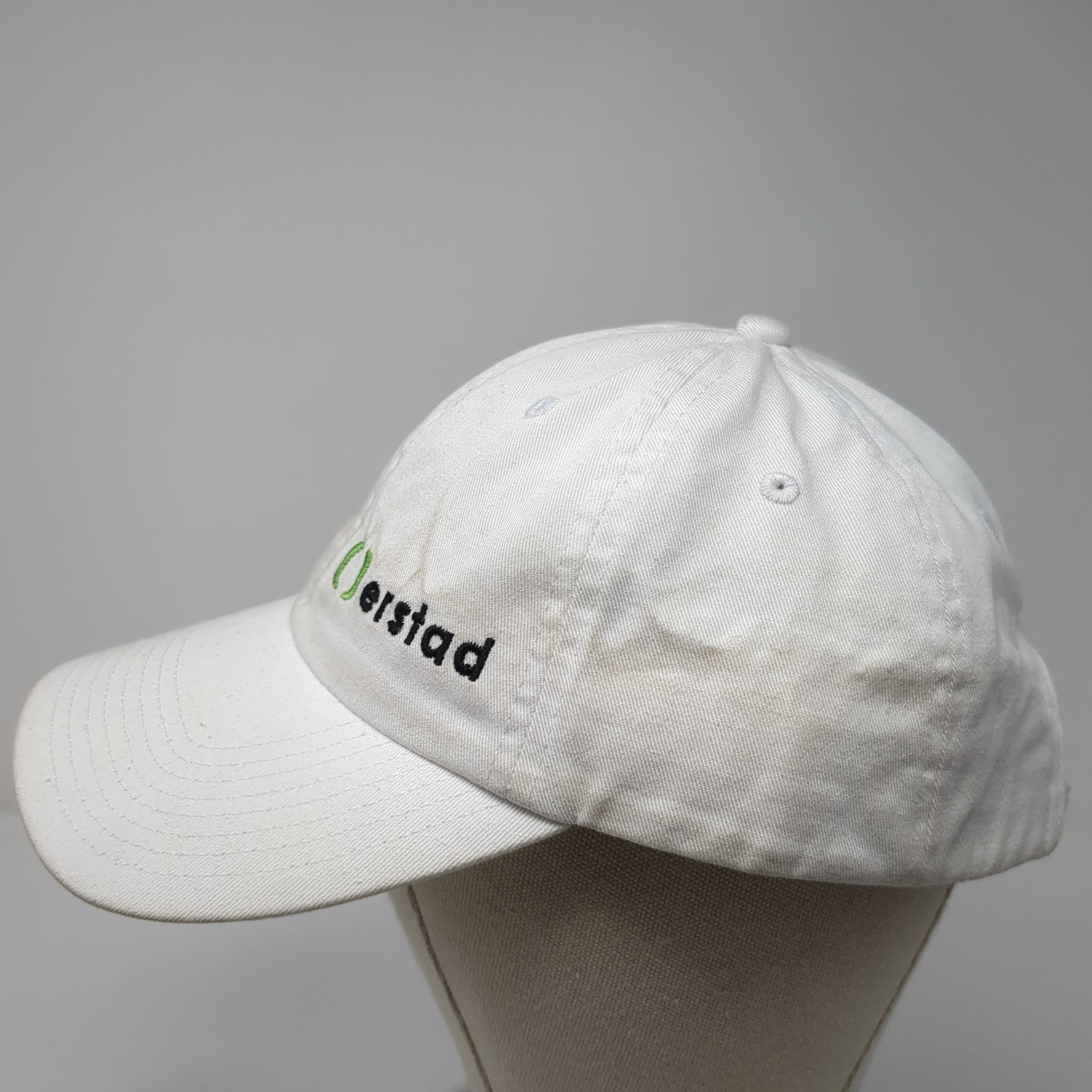 Ersfad Slideback Hat Solid White One Size Embroid… - image 3
