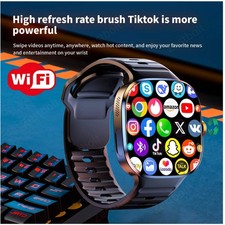 Zestbolt M99 Android Smartwatch   2.4" AMOLED, 4G/5G SIM, GPS, 9MP Rotating Came