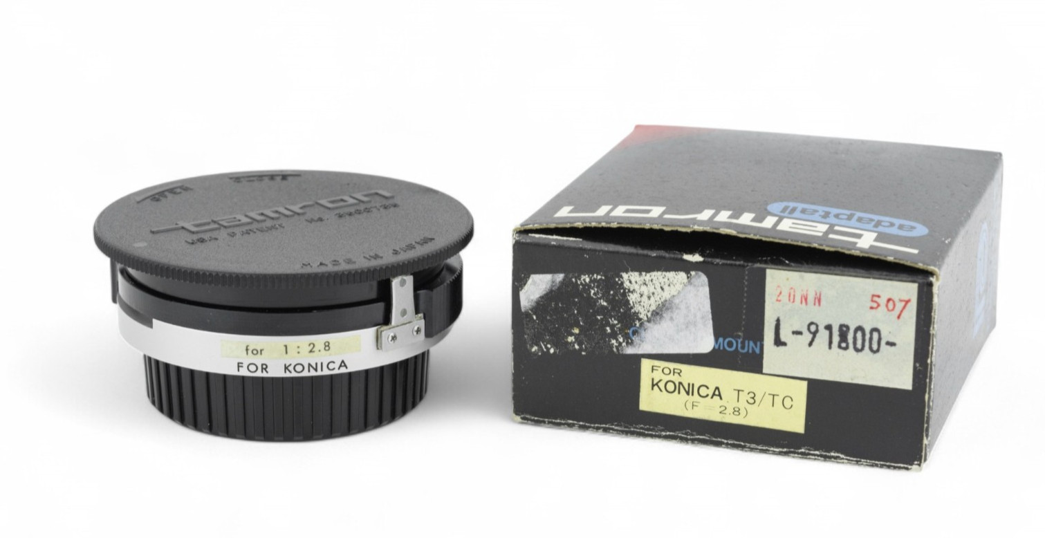 Tamron Adaptall 2 Custom Mount Konica T3 TC Lens Adapter Adattatore
