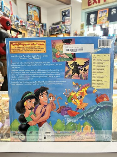 The Return of Jafar (1994) Walt Disney LaserDisc New/Sealed Jason Alexander NOS - Picture 2 of 2