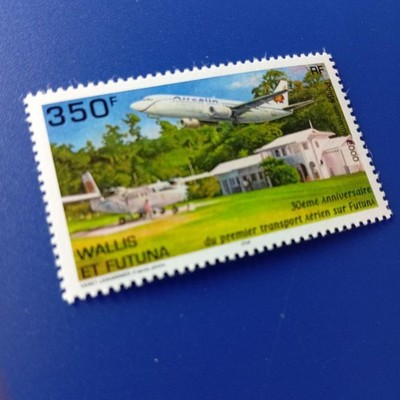 Foreign Stamp Wallis and Futuna Islands 2000 30th Anniversary of First Flight