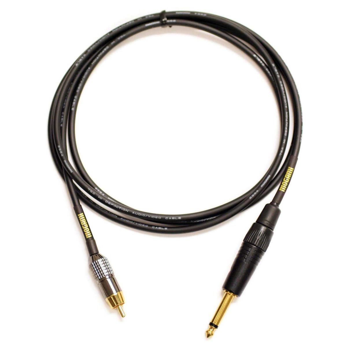 /  Mogami 20 Gold 1/4 TS Male-RCA Male