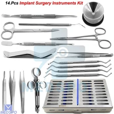 Implant Oral Surgery Extracting  Surgical Instruments Kit Dental Dentistry Tools