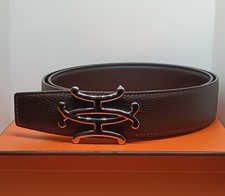 Hermes Fibbia da Cintura Neo Lift & Pelle Reversibile 38 mm Belt