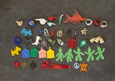 Cracker Jack Gumball Charms Lot Of 45