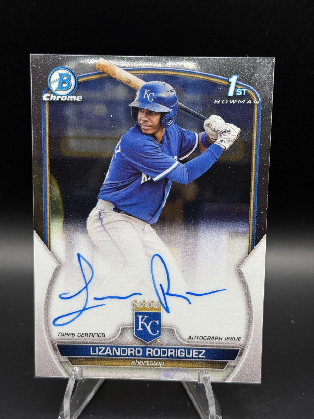 2023 Bowman #CPA-LRZ Lizandro Rodriguez Chrome Prospects Autographs
