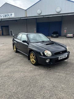 Subaru IMPREZA WRX Looks In Blue and Gold Wheels 88k Bugeye 12 Mths MOT