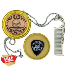 Mustache Wax Strong Hold 1oz Tin Death Grip Comb Mens Kit