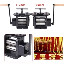 110mm Manual Combination Rolling Mill Machine Jewelry Press Equipment & Handle