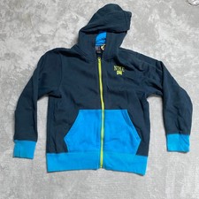 Nike Engineered for World Class Athletes Hoodie Boys Large Navy Blue Full Zip
