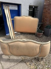 Stunning French Double Bed Frame with Headboard and Footboard