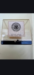 Air Force One Presidential Seal Golf Ball Collectible with Display Case