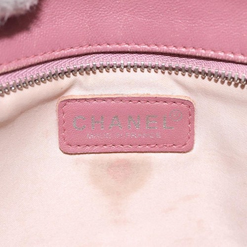 Auténtico bolso clutch Chanel Travel Line de nailon rosa - Imagen 14 de 20