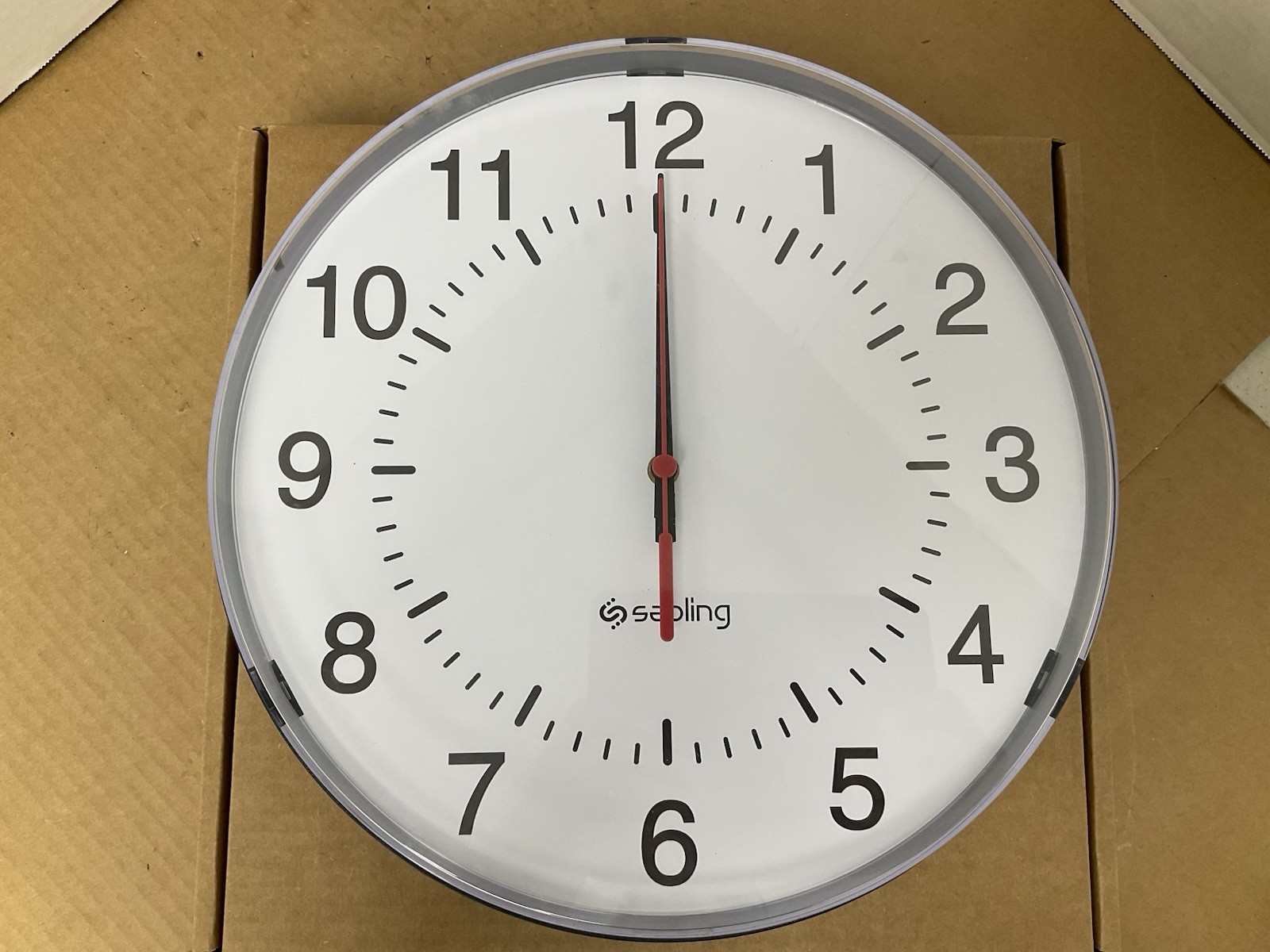 Sapling Clock (SAL-4BS-12R-14) Input voltage 24VAC/110VAC 50/60Hz 35/25 ...