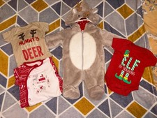 Unisex Baby Christmas Clothes Bundle Newborn