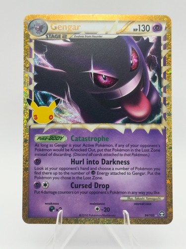 Gengar (Prime) 94/102 ME: 30th Celebration Classic Collection Holo Pokemon NM