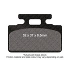 EBC Motorcycle Brake Pads Rear Left for Honda Racing caliper RS 250 1988 1989