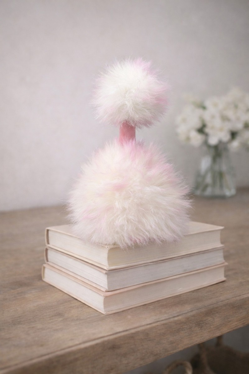 Retired Jellycat Raspberry Ripple Pompom Emu Ostrich Plush NWT