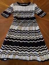 M Missoni Women s Semi-Sheer Zigzag Knit Dress 42 or US 6