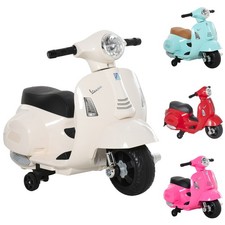 HOMCOM Moto Elettrica per Bambini Batteria 6V Fari e Clacson 18-36 mesi