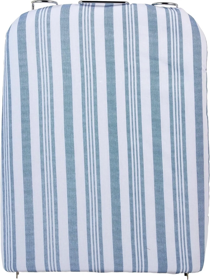 Foldable Tabletop Ironing Board with Iron Rest, Blue Stripe - Image 4 of 4