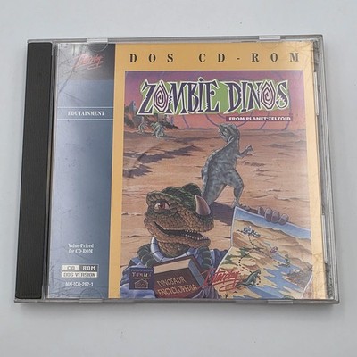 Zombie Dinos From Planet Zeltoid DOS CD-ROM Interplay Educational Family/Kids