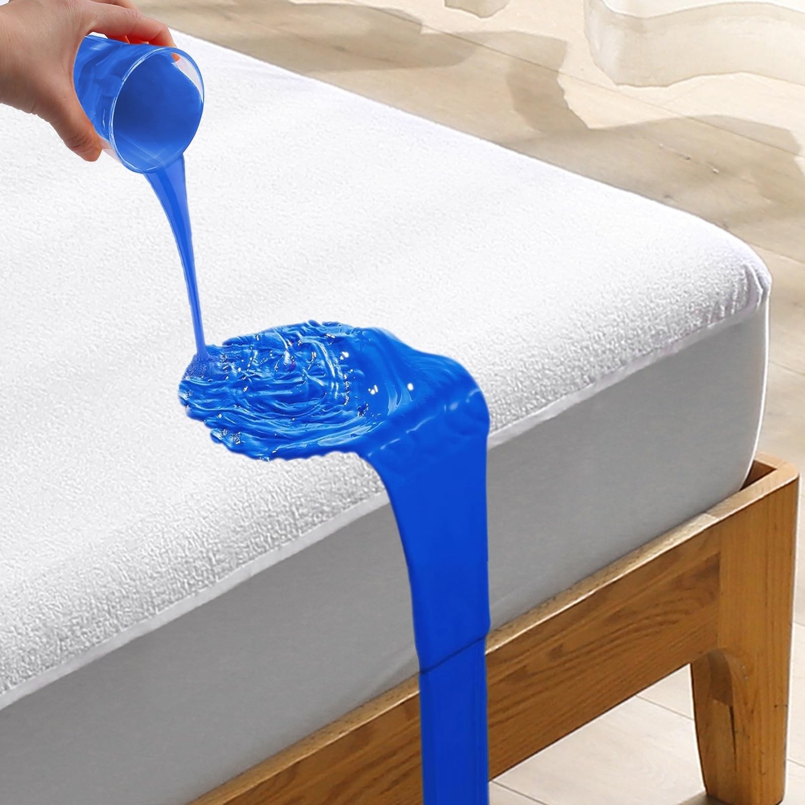 Protège matelas bébé 60x120cm imperméable alèse lit coton lavable