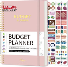 Budget Planner - Monthly Budget Book with Expense Tracker Notebook, Undated Bill