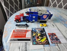 Transformers Armada Super Class Optimus Prime Sparkplug Mini-Con 100% Complete 