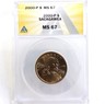 U.S. Mint 2000-P Sacagawea $1 ANACS MS 67 Graded Coin Philadelphia Native American