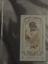 2015 Topps Allen & Ginter's - Rusney Castillo #154 Mini Rip Card /25 (RC) RIPPED