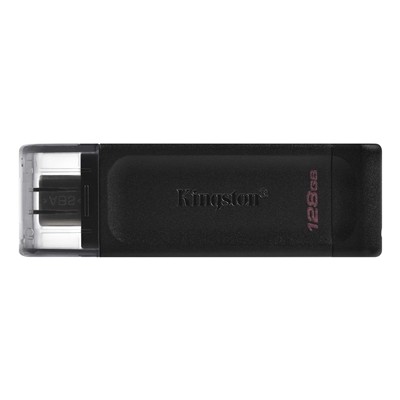 Kingston DT70/128GB Datatraveler 128Gb Usb Flash Drive Usb 3.2  Usb-C Gen1 80Mb/