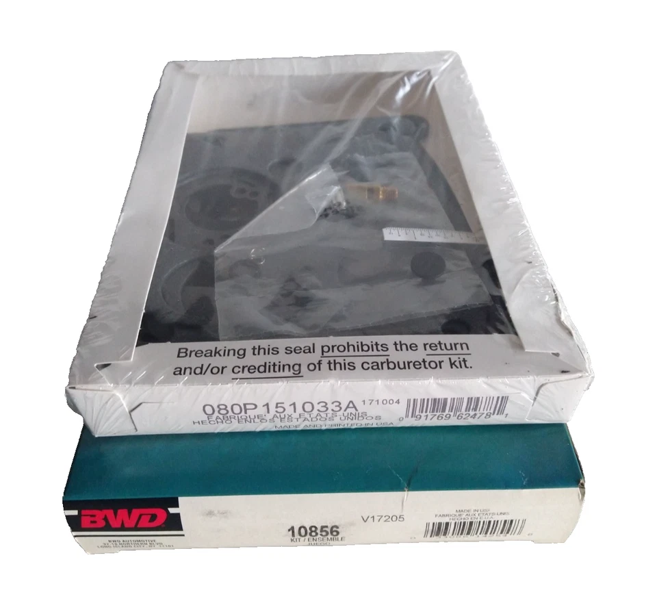 Kit de reparación de carburador - Kit de carburador Rochester 4 BBL BWD 10856 Foto 3 de 4