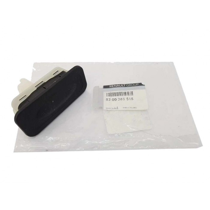 Bouton d'ouverture de coffre Renault Twingo II de rechange en ABS renforcé noir