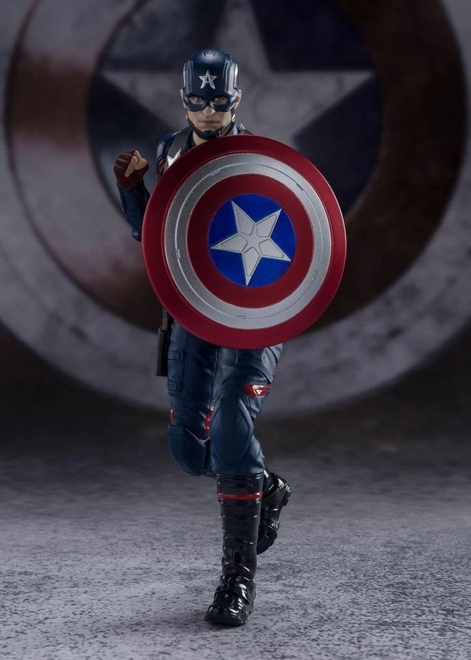 Bandai S.H. Figuarts The Falcon and The Winter Soldier Captain America John F. W - Image 4 of 4