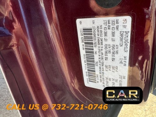 Driver Side View Mirror Power Folding 6x9" Fits 01-04 DAKOTA 116586 - Bild 10 von 10