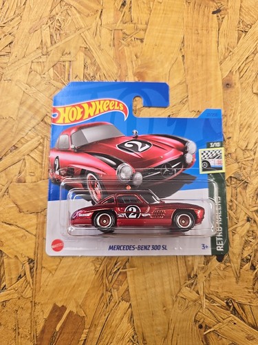 Hot Wheels Mercedes-Benz 300 SL Super Treasure Hunt Short Card Real Rider