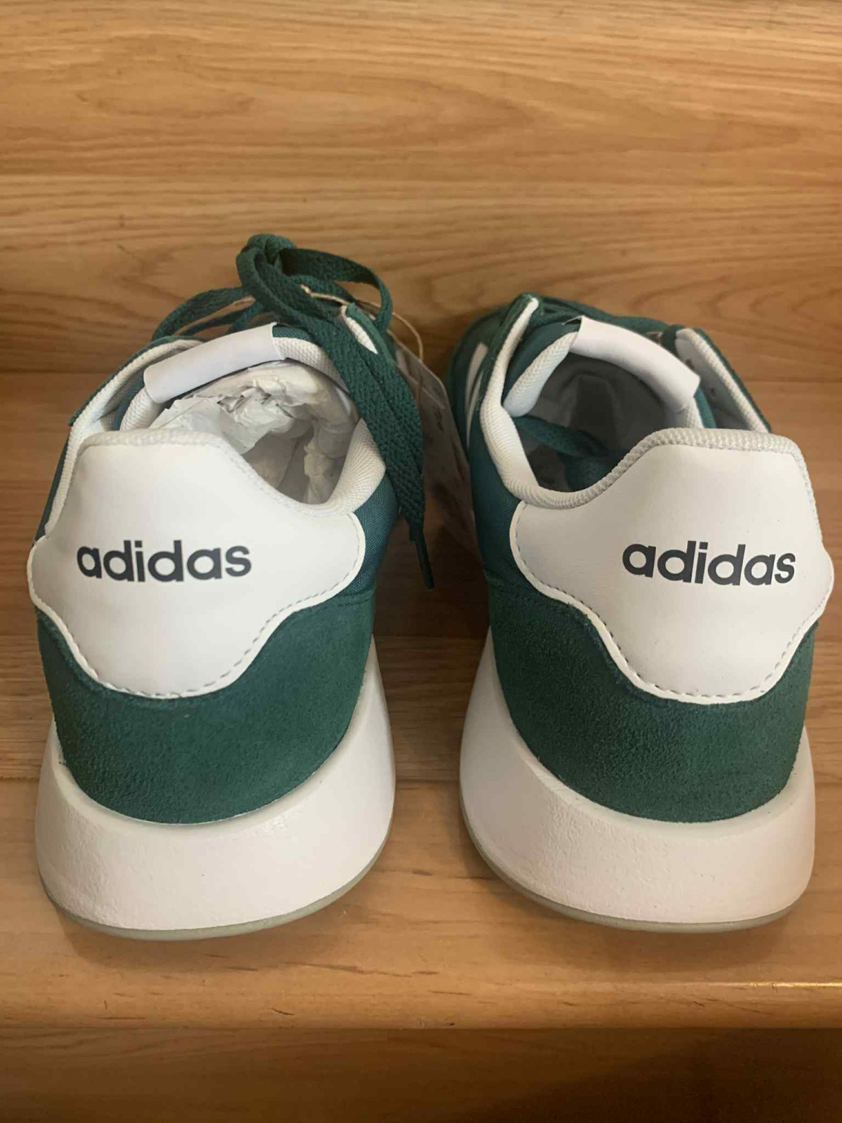 Adidas Run 60s 2.0 | Collegiate Green & White | H00354 | Men's Size 9 | NEW DS thumbnail 5