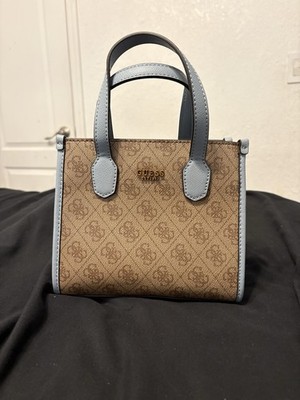 GUESS Silvana 4G Basique Logo Mini Double Compartment  Tote