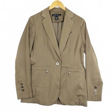 New York  Company Tan Blazer with Zip Pockets Size 4