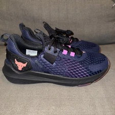 Under Armour Project Rock Bsr 4 Black, Purple, Navy Size 10.5