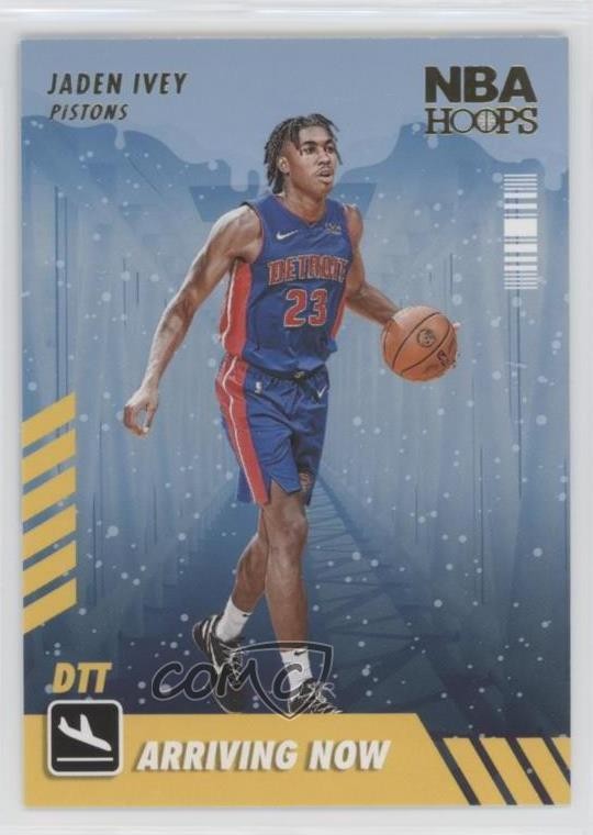 2022-23 Panini NBA Hoops Arriving Now Winter Jaden Ivey #5 Rookie RC 7rf