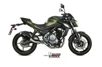 Mivv Gppro Auspuff Schwarz Passend FüR Kawasaki Z650 2017-2023