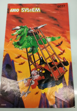 LEGO® Bauanleitung System Ritter Castle 6037 Hexengond Instruction ungelocht H91