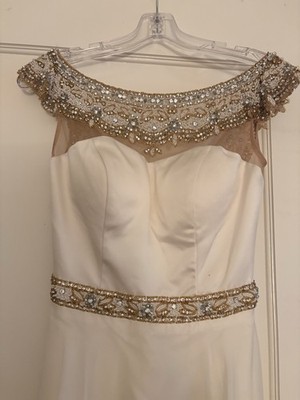 gold short formal dress Gold Satin Off Shoulder Short Formal Dress , Lovely Formal Dresses