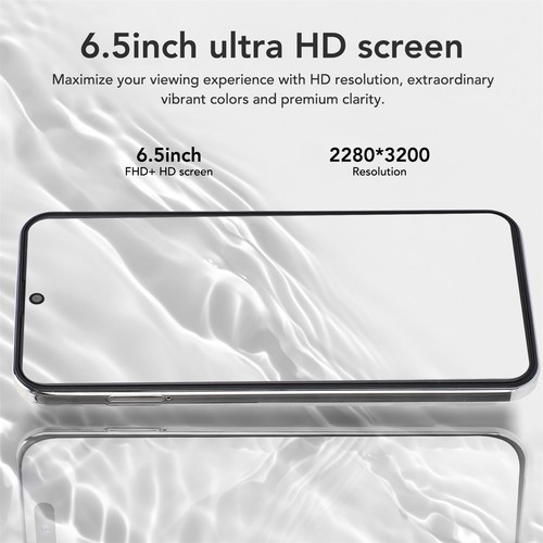 6.5Inch Cell Phone For 13 Quad Core 4G Network WiFi 4GB RAM 64GB ROM 500 - Picture 11 of 12