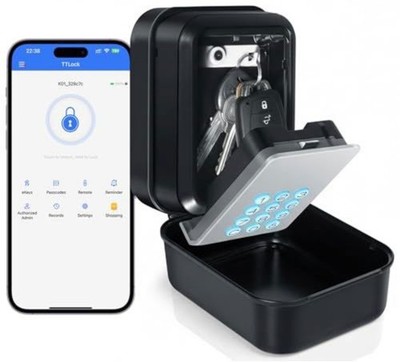 Smart Key Lock Box with Code   Bluetooth  PIN Unlock, APP Controlled Digital ...