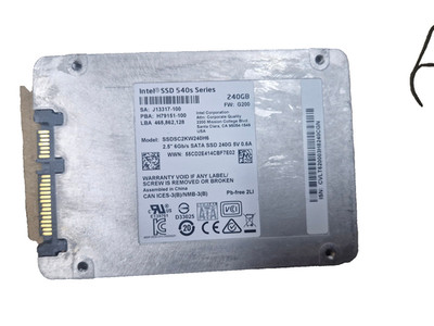 240 GB SATA III Intel 540s Series SSDSC2KW240H6 2D-NAND TLC SSD 2.5'' Festplatte