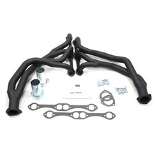 Tri-y Headers For Chevy Truck Sbc 63-87 1-58in Primary Black Coated D300y-b