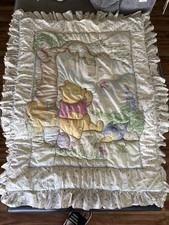 Vintage 1996 Classic Pooh Crib Bedding Set